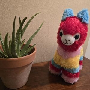 Colorful Plush Llama Toy